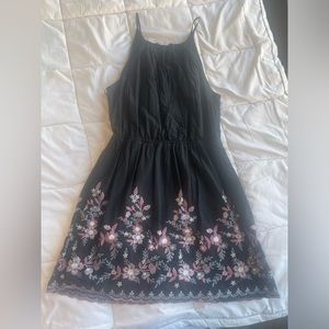 Embroidered sun dress